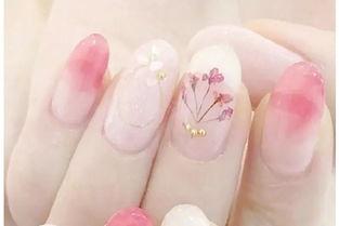 指甲网红图片蓝色的,揭秘网红指甲的流行密码